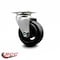 Service Caster 4 Inch Rubber on Cast Iron Wheel Swivel Caster with Roller Bearing SCC SCC-20S420-RSR - alternate 3